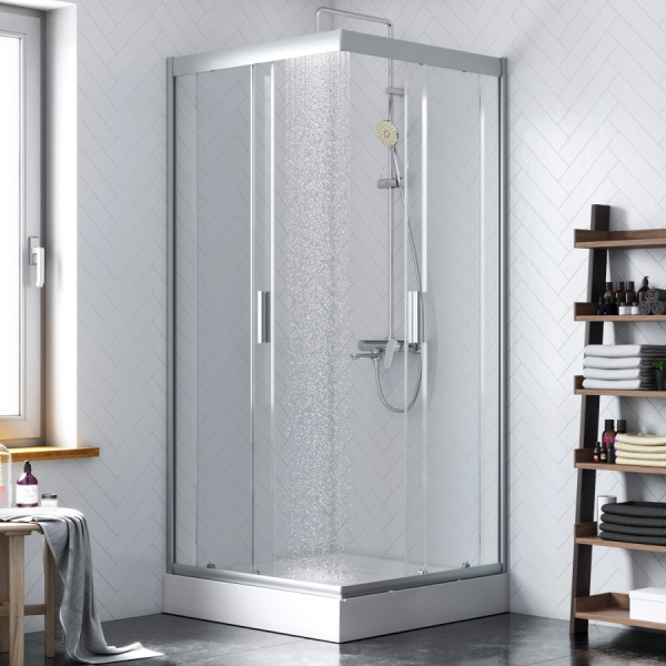 Душевой уголок (90х90) Damixa Skyline Square DX35WG-403-090MT