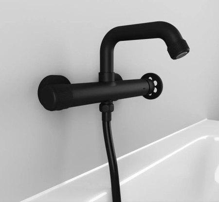 Смеситель для ванны черный IDDIS Grange (GRABLR2i02WA)