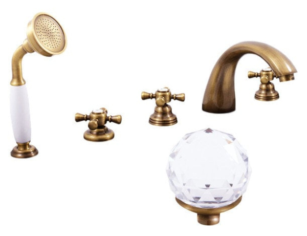 Смеситель на борт ванны Rav Slezak Brilliance BRILLIANCE169.5PSM