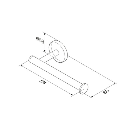 Держатель для туалетной бумаги Am.Pm X-Joy A85A34122