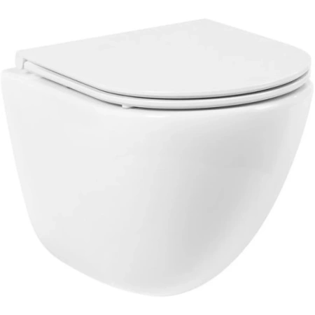 Унитаз подвесной безободковый BelBagno AMANDA BB051CHR без крышки