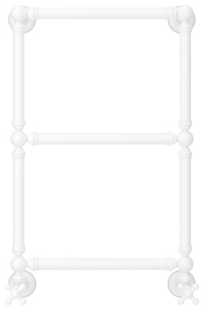 Полотенцесушитель Водяной Сунержа Ренессанс 1304 (66х40) Матовый Белый 30-0280-6640