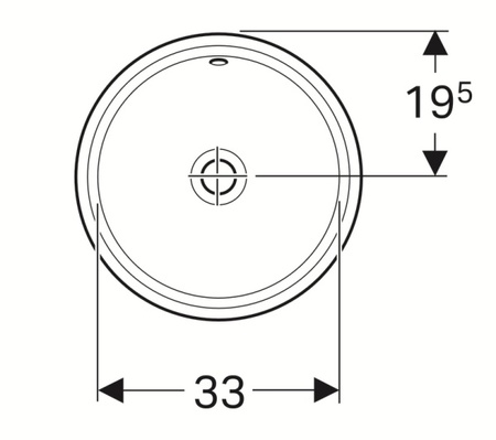 Раковина Geberit Variform 500.744.01.2 (белый)