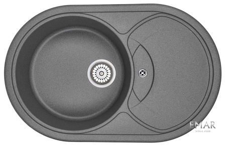 Кухонная мойка (77,5х49,5) EMAR EMQ-1775.C Алмаз