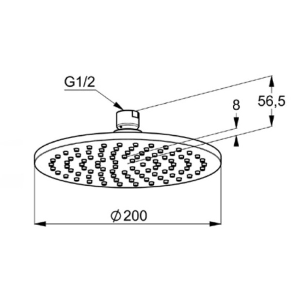 Верхний душ Kludi A-QA 6432005-00 Верхний душ Kludi A-QA 6432005-00