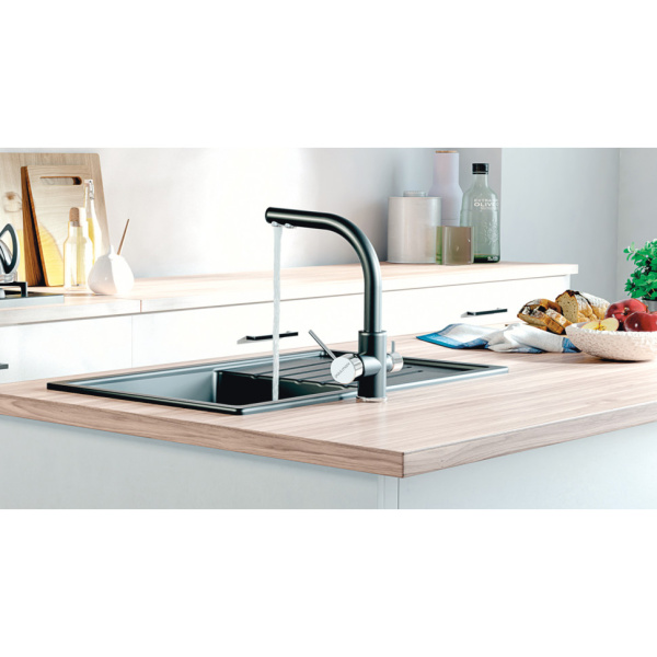 Смеситель для кухни с подключением к фильтру  Paulmark Essen Es213011-401 Смеситель для кухни с подключением к фильтру  Paulmark Essen Es213011-401