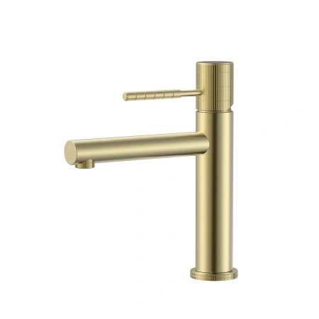 Смеситель для раковины Gid Edessa SS070-GB-K золотто матовый