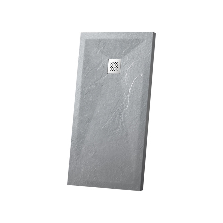 Душевой поддон из искусственного камня (130х90) Vincea VST-4SR9013G, серый