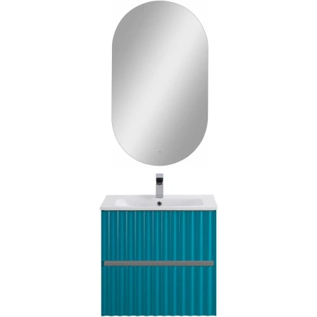 База под раковину Art&Max Еlegant AM-ELEGANT-600-2C-SO-TM-LED Бирюзоый матовый