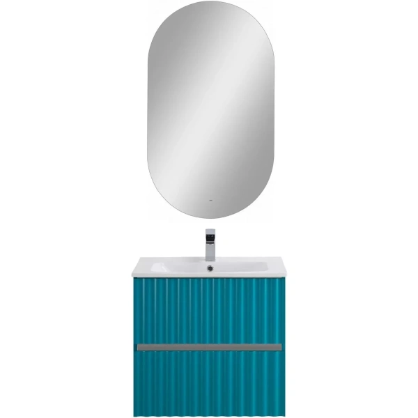 База под раковину Art&Max Еlegant AM-ELEGANT-600-2C-SO-TM-LED Бирюзоый матовый