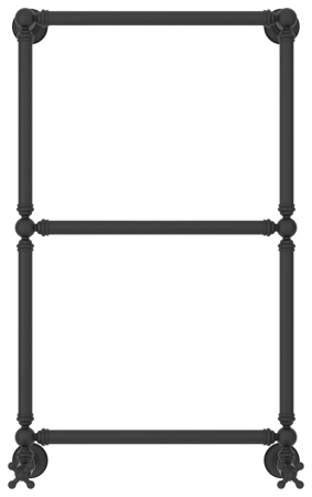 Полотенцесушитель Водяной Сунержа Ренессанс 1304 (86х50) Темный Титан Муар 15-0280-8650