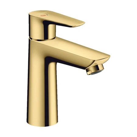 Смеситель для раковины с донным клапаном CoolStart Hansgrohe Talis E 71713990 полированное золото