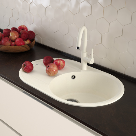 Кухонная мойка Lemark LACHA 760 антрацит  9910055