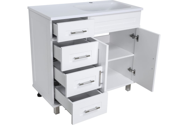 Тумба с раковиной Misty Купер 90 правая УТ000010923