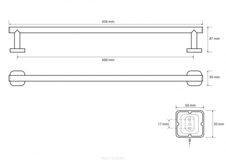 Полотенцедержатель Bemeta Tasi 154104042