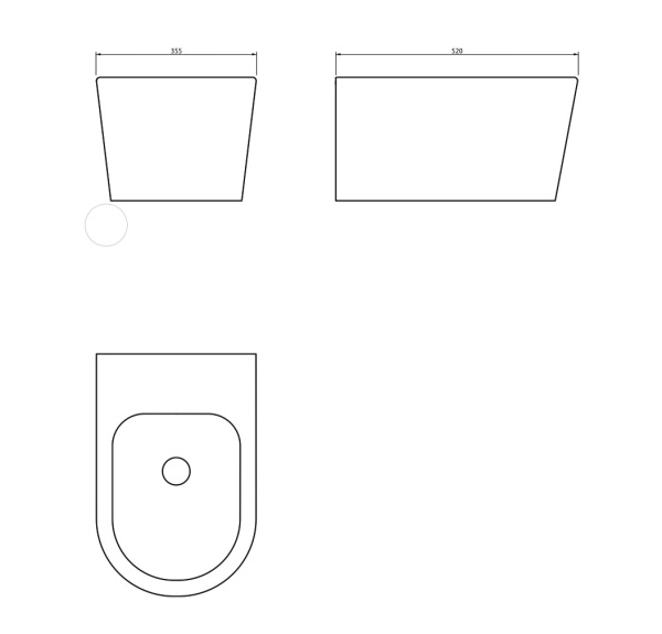 Биде подвесное beWash Albano 36205001