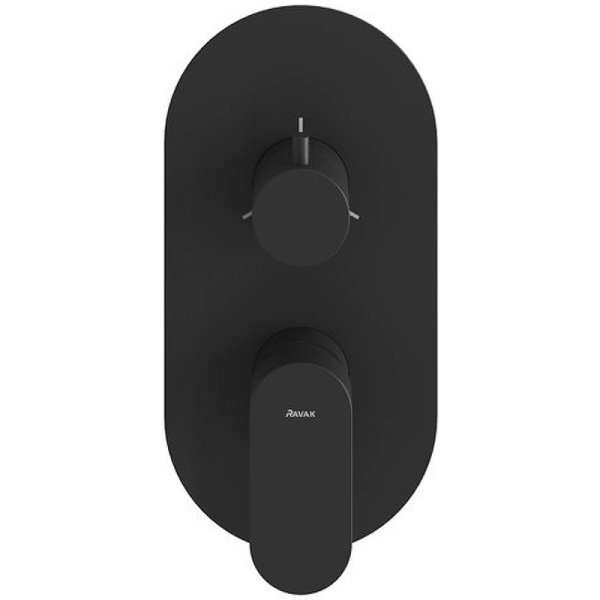 Смеситель для душа Ravak Eleganta EL 068.20BLM.O3 X070297 черный 