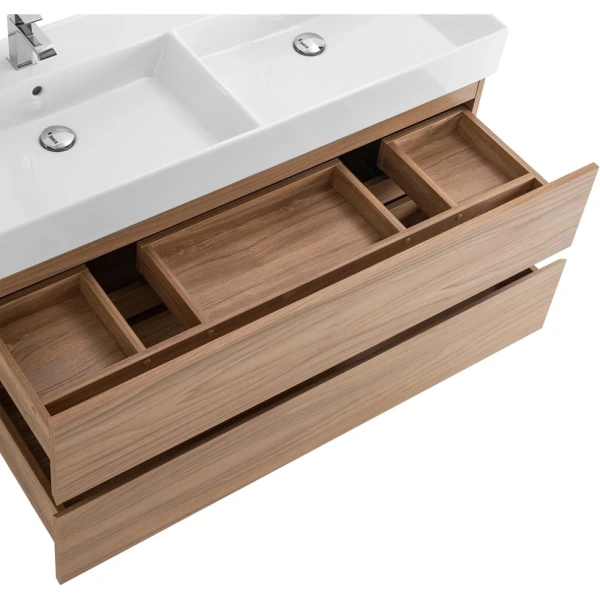 Тумба под раковину Cezares MOLVENO 46-120-2C-SO-2-NC Noce Chiaro