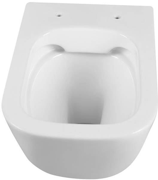 Подвесной безободковый унитаз Aquatek Лугано  AQ2002-00 микролифт