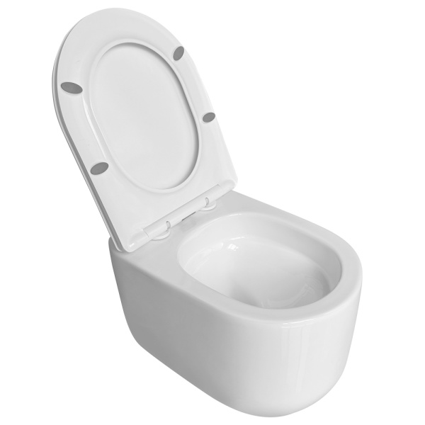 Унитаз ABBER Bequem AC1129 подвесной белый, безободковый