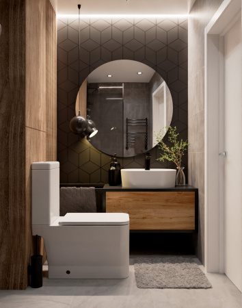 Чаша унитаза напольного безободковый  AQUAme AQM1006