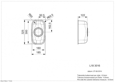 Мойка кухонная Reginox L18 390 LUX 40164