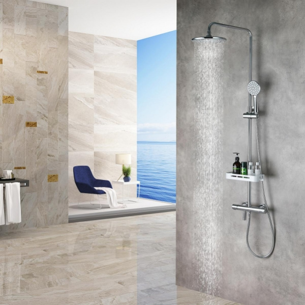 Душевая программа для ванны Lemark Tropic термостатическая (LM7010C) Душевая программа для ванны Lemark Tropic термостатическая (LM7010C)