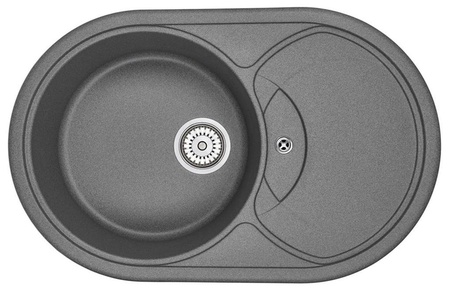 Кухонная мойка (77,5х49,5) EMAR EMQ-1775.C Антрацит