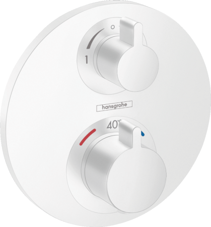 Термостат для ванны и душа Hansgrohe Ecostat S 15758700, белый матовый