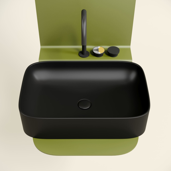 Раковина накладная (60,5х38) Ceramica Nova ELEMENT CN6053MB