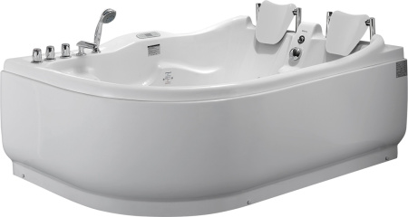 Акриловая ванна (180х121) Gemy G9083 K R с гидромассажем, правая