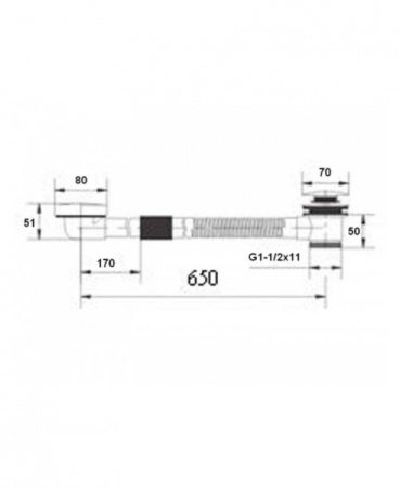 Слив-перелив ZorG ZR-51