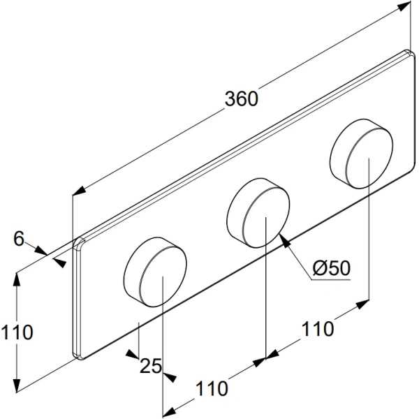 Встраиваемый термостат для душа Kludi-Tronic Pushtronic 38300N0-00