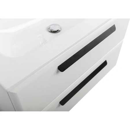 Тумба под раковину Cezares ECO-CER-N-800-2C-SO-BL Bianco Lucido без ручек