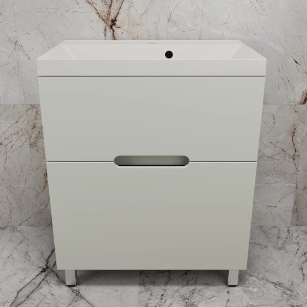 Тумба напольная без раковины 70 см Style Line Матис ЛС-00002435 оливковый матовый