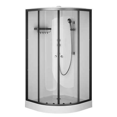 Душевая кабина (100х100) Am.Pm X-Joy W94C-401-100BT черный матовый