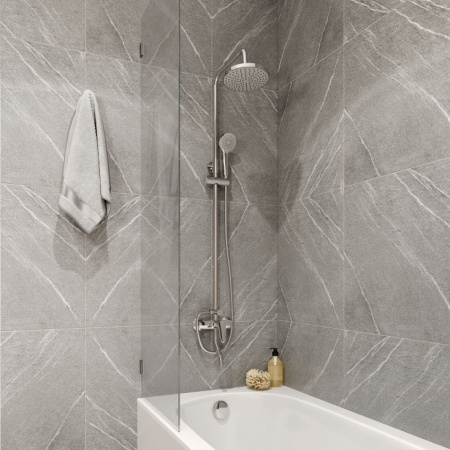 Смеситель с верхним душем Milardo Simp (SIMSB1FM06)