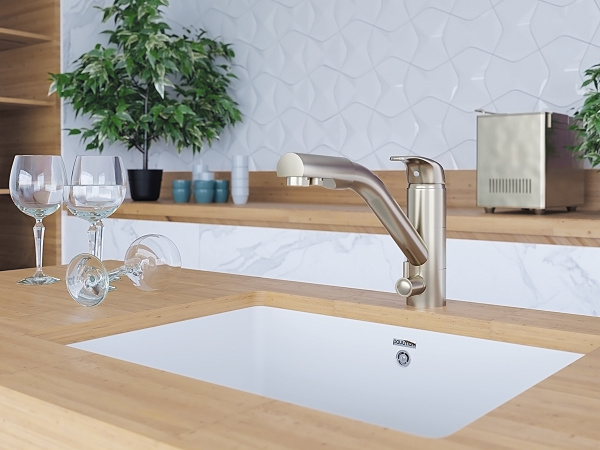 Смеситель для кухни с подключением к фильтру  Paulmark Hessen He213017-BR