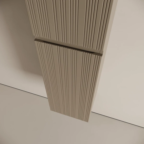 Шкаф-пенал подвесной Sancos Code PCD35GB серо-бежевый матовый