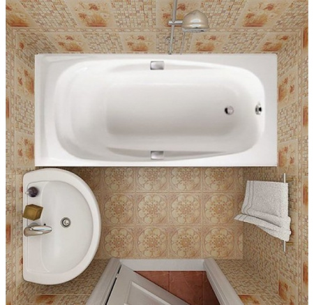 Чугунная ванна (170х80) Jacob Delafon Repos E2915-00  