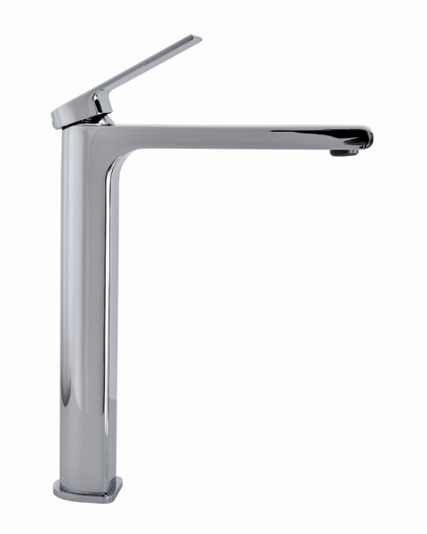 Смеситель для накладной раковины однорычажный высокий Orange Gauss M30-121cr  хром