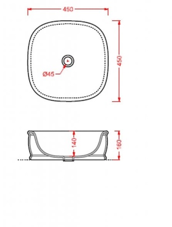 Раковина Artceram Azuley AZL001 01 00 bi*0
