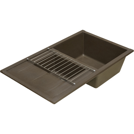 Кухонная мойка Aquaton Делия 87 1A716232DE280 кофе