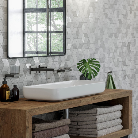 Смеситель для раковины встраиваемый Hansgrohe Metropol 32526340 шлифованный черный хром