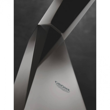 Смеситель однорычажный для раковины Grohe Allure Brilliant 23029 AL0 (23029AL0) темный графит матовый