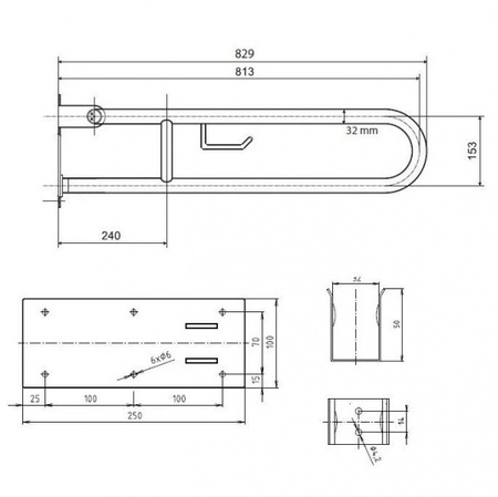 Поручень Bemeta HELP 301102281