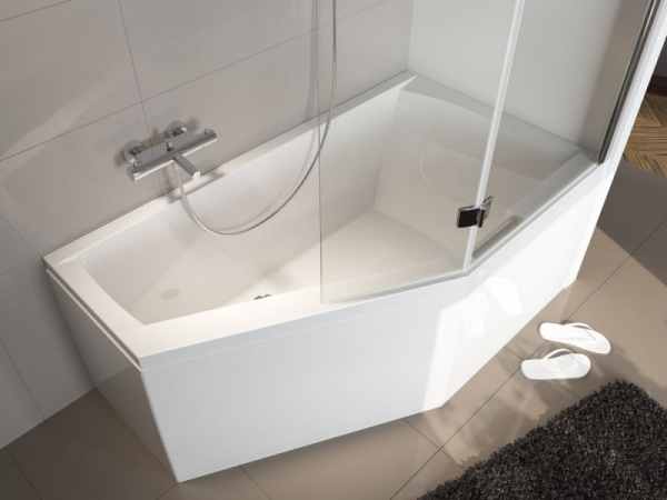 Ванна акриловая Riho Geta Plug & Play (170х90) B032010005 левая