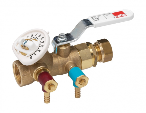 Oras 411028 Регулирующий клапан насоса, Dn 25, ∅Cu 28, G 1.