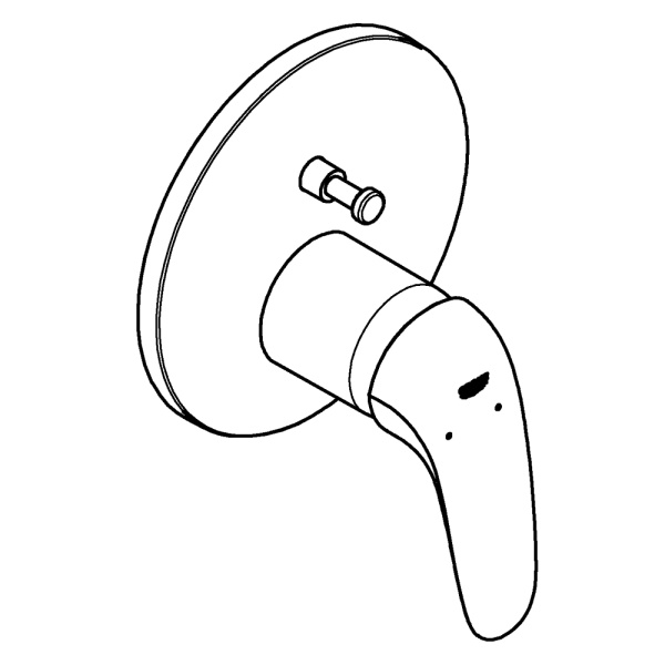 Смеситель однорычажный для ванны Grohe Eurostyle 24047 003 (24047003) хром Смеситель однорычажный для ванны Grohe Eurostyle 24047 003 (24047003) хром