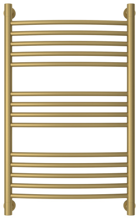 Полотенцесушитель Водяной Выгнутая Сунержа Богема + (80х50) Матовое Золото 032-0221-8050